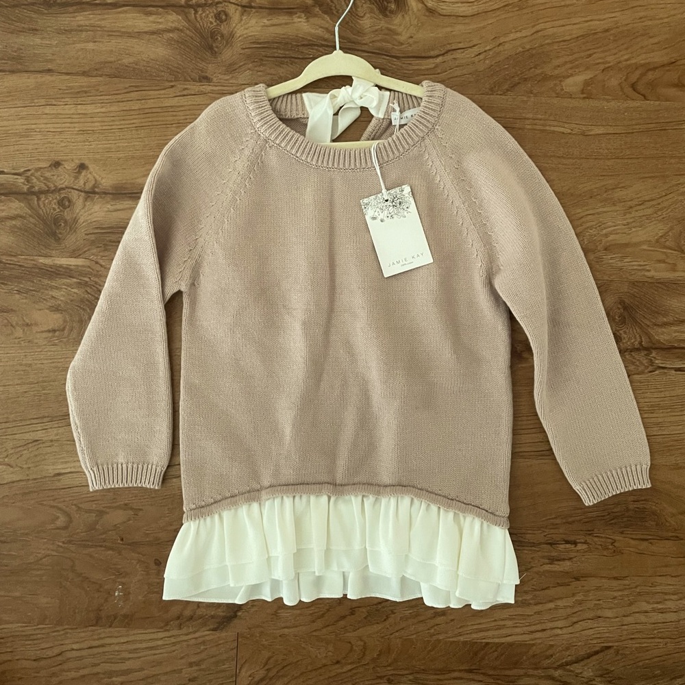 Jamie Kay Sweater with Ruffle Detail